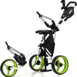Ultimate golf companion: tangkulas innovative lightweight push cart
