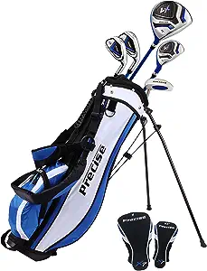 PreciseGolf Co. Precise X7 Junior Complete Golf Club Set for Children Kids – 3 Age Groups Boys & Girls – Right Hand & Left Hand!